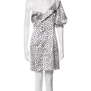 Self portrait, printed mini dress, worn only once, size medium